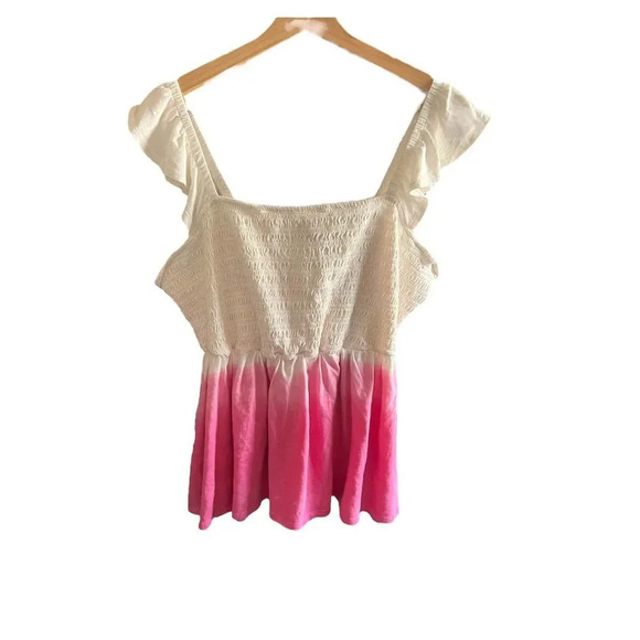 Lane Bryant Swing Square-Neck Babydoll Tank Size 18/20 NWOT - Picture 2 of 5